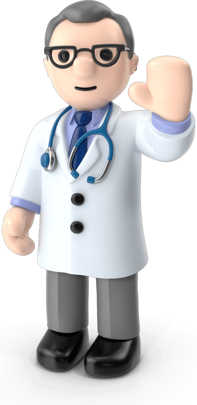 Mascote Médico